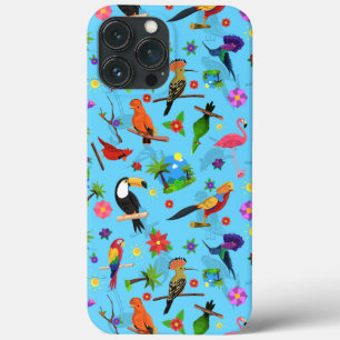 Toucan Flamingo und Arara nahtlose Vogelmuster Case-Mate iPhone Hülle