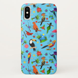 Toucan Flamingo und Arara nahtlose Vogelmuster Case-Mate iPhone Hülle