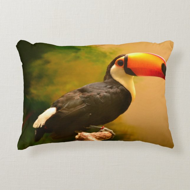 Toucan Foto Dekokissen (Vorderseite)