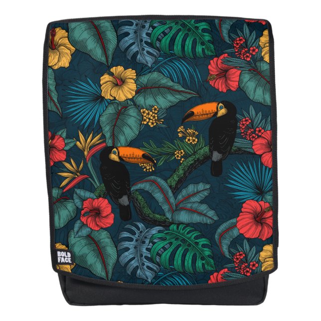 Toucan garden 2 rucksack (Vorderseite)