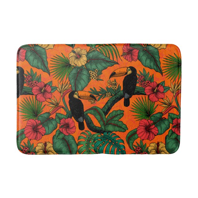Toucan Garden Badematte (Vorderseite)