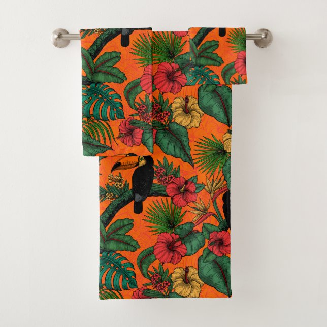 Toucan Garden Badhandtuch Set (Insitu)