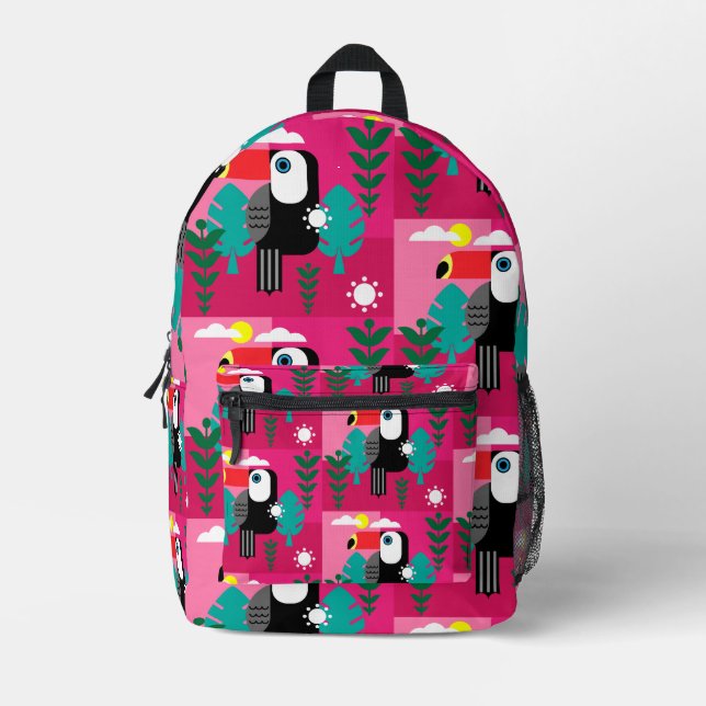 Toucan Gift Bedruckter Rucksack (Vorderseite)