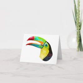 Toucan Hand Drawing Digital Art Karte