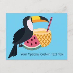Toucan Illustration Postkarte