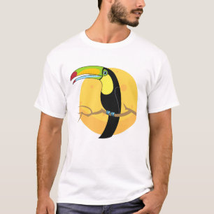 Toucan in der Sonne bunter Vogel-Dschungel T-Shirt