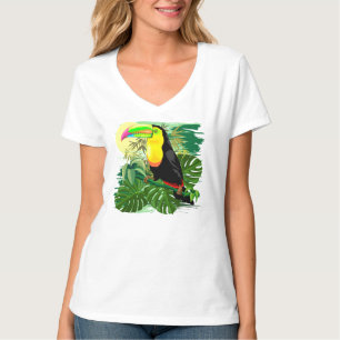 Toucan in grünem Amazonas-Gebiet Regenwald T-Shirt