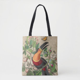 Toucan Jungle Tropical Bird Beautiful Antique Tasche