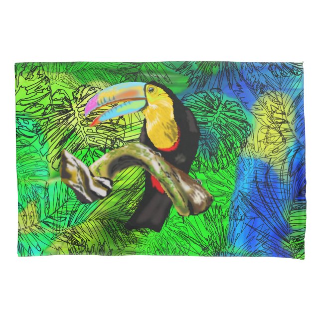 Toucan Kissenbezug (Vorderseite)