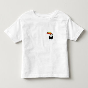 Toucan Kleinkind-Geldstrafe-Jersey-T - Shirt, wei Kleinkind T-shirt