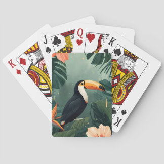 Toucan Muse Tropical Botanical Playing Cards Spielkarten