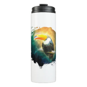 Toucan Oiseau Animal Vie Sauvage Forêt Nature Thermosbecher