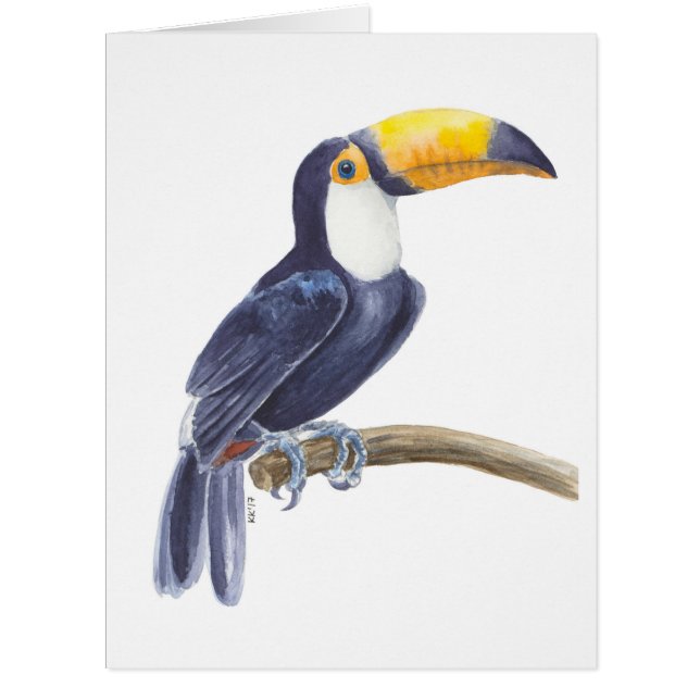 Toucan, oiseau tropical (Devant)
