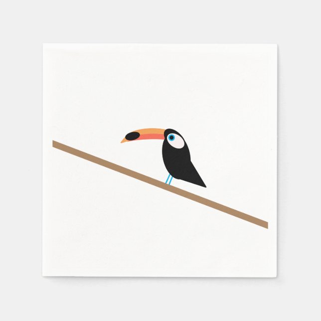 Toucan Paper Napkin Serviette (Vorderseite)