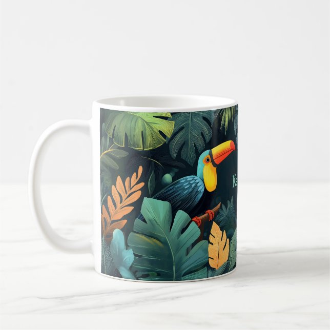 Toucan Paradise: Individuelles Design Kaffeetasse (Links)