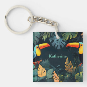 Toucan Paradise: Individuelles Design Schlüsselanhänger