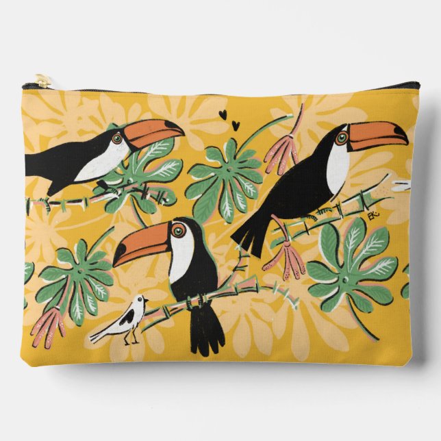 Toucan pencil case zubehörtasche (Vorderseite)