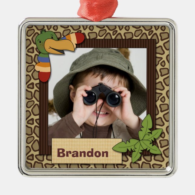 Toucan Personalisiert Foto Keepake Ornament (Vorne)