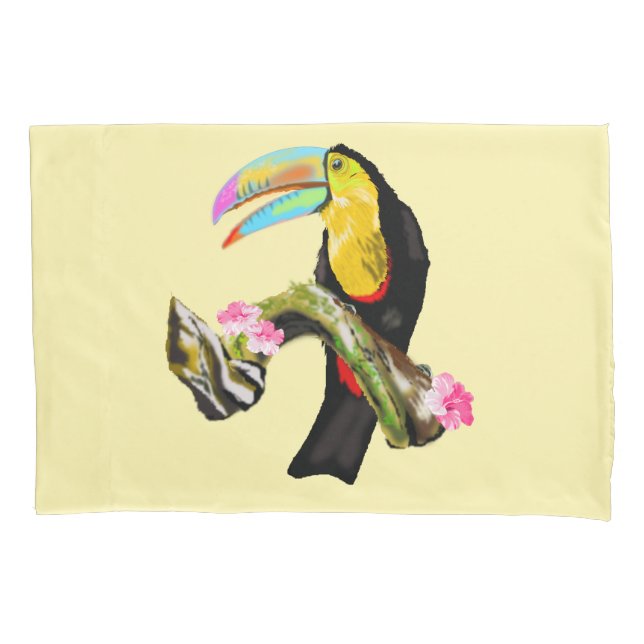 Toucan Pillow Case Kissenbezug (Vorderseite)