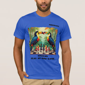 Toucan Play bei diesem Game Chess individuell anpa T-Shirt