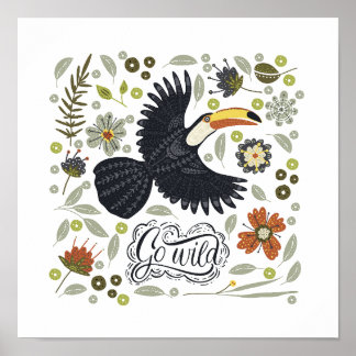 Toucan Poster: Bring die Tropen-Zuhause Poster