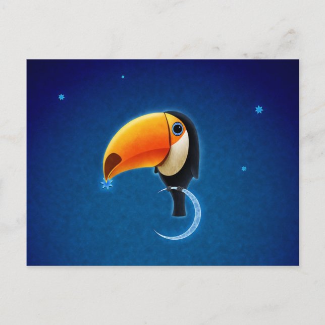 Toucan Postkarte (Vorderseite)