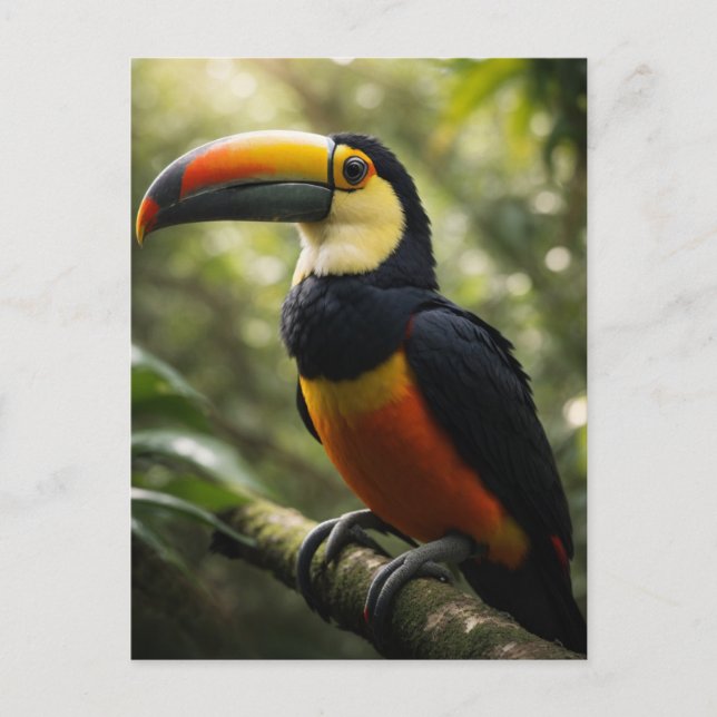 Toucan Postkarte (Vorderseite)