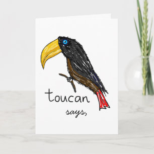 Toucan sagt Geburtstag Card Karte