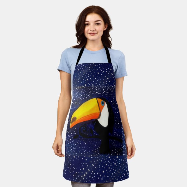 Toucan-Schürze Schürze (Getragen)