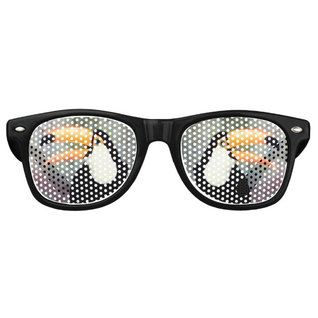 Toucan-Sonnenbrille Partybrille (Vorderseite)