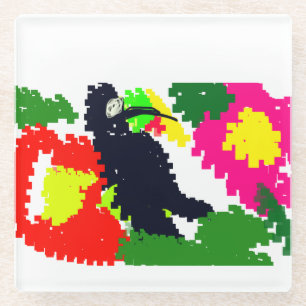 Toucan Summer Glasuntersetzer