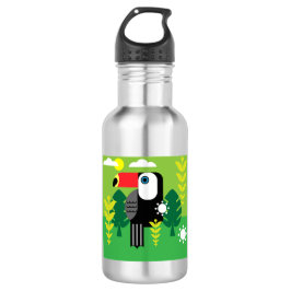 Toucan Tropical Bird Edelstahlflasche