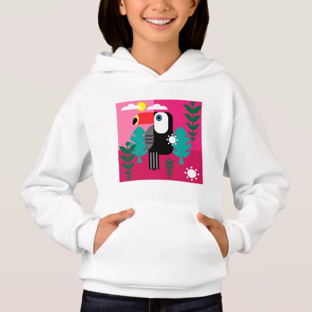 Toucan Tropical Bird Hoodie (Vorderseite)