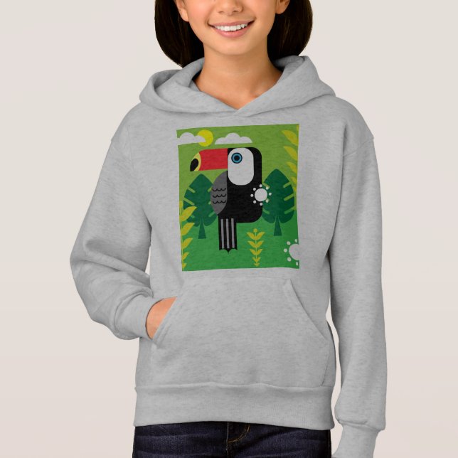 Toucan Tropical Bird Hoodie (Vorderseite)