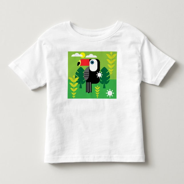 Toucan Tropical Bird Kleinkind T-shirt (Vorderseite)
