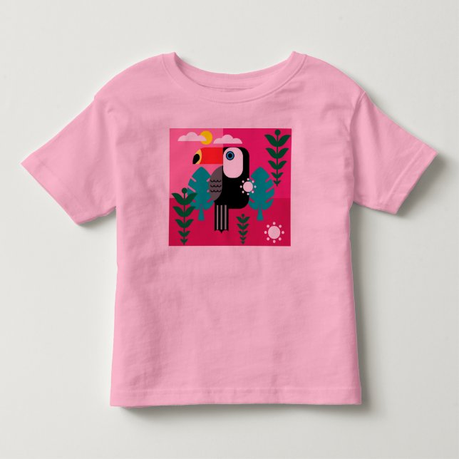Toucan Tropical Bird Kleinkind T-shirt (Vorderseite)