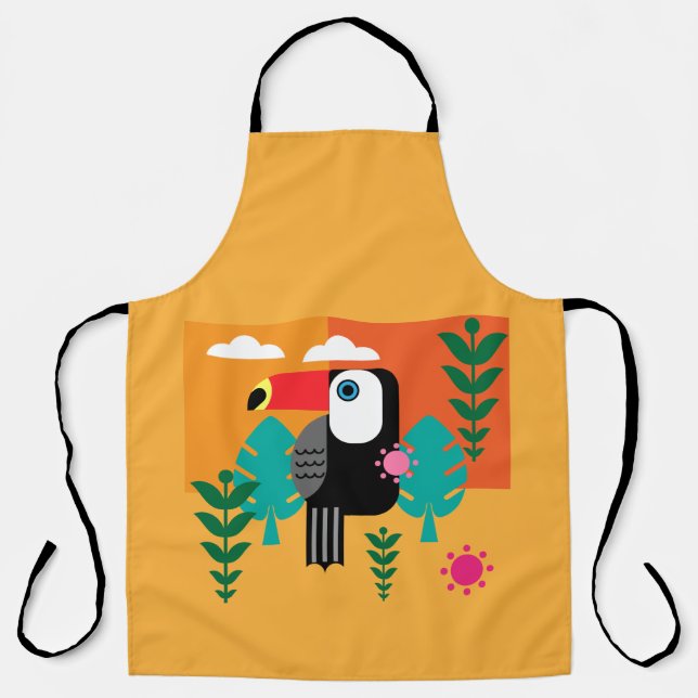 Toucan Tropical Bird Schürze (Vorderseite)