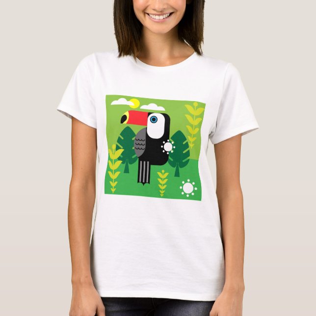 Toucan Tropical Bird T-Shirt (Vorderseite)