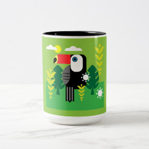 Toucan Tropical Bird Zweifarbige Tasse