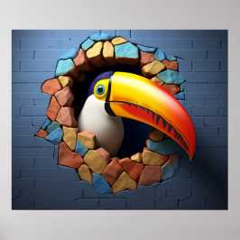 Toucan Tropical Break aus Wall Poster Print