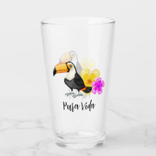 Toucan Tropical Pura Vida Boire Verre Tumbler