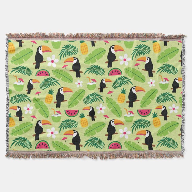 Toucan Tropical Summer Decke (Vorderseite)