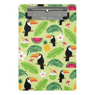 Toucan Tropical Summer Mini Klemmbrett