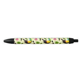 Toucan Tropical Summer Pattern - Gelb Kugelschreiber