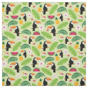Toucan Tropical Summer Stoff