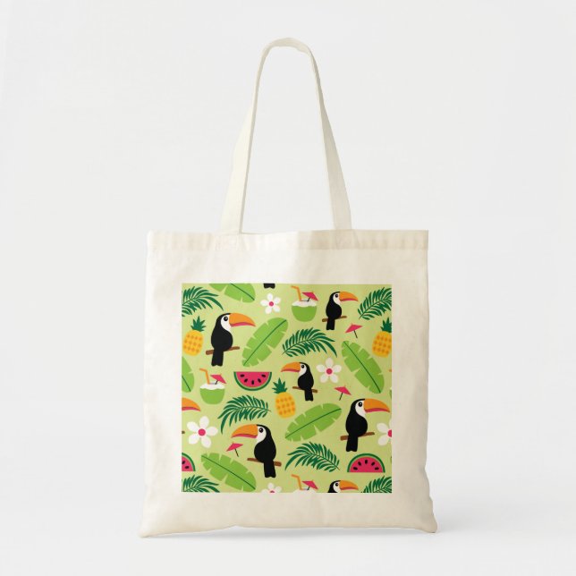 Toucan Tropical Summer Tragetasche (Vorne)