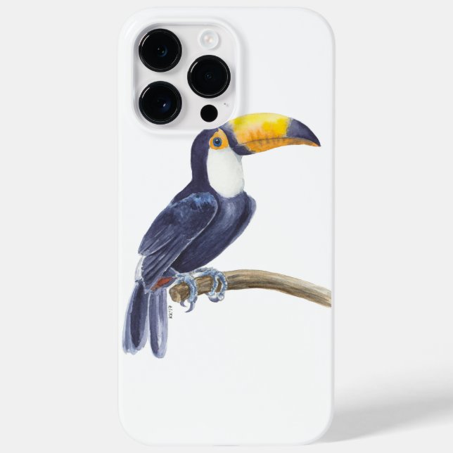 Toucan, tropischer Vogel Case-Mate iPhone 14 Pro Max Hülle (Rückseite)