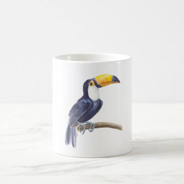Toucan, tropischer Vogel Kaffeetasse (Mittel)