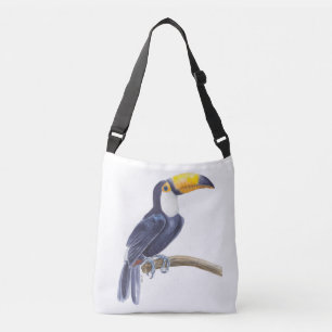 Toucan, tropischer Vogel Tragetaschen Mit Langen Trägern