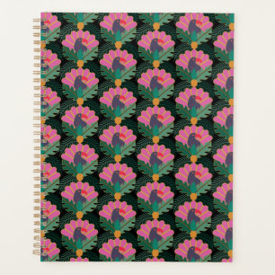 Toucans & ananas Tropical Art Déco